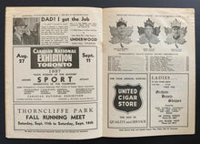 Load image into Gallery viewer, 1937 Toronto Maple Leaf Baseball Program vs Jersey City Tom Oliver Cover