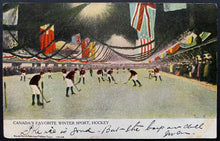 Load image into Gallery viewer, 1894 1st Ever Stanley Cup Hockey Postcard Montreal Royal Victoria Arena Generals