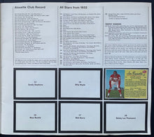 Load image into Gallery viewer, 1962 Post Cereal CFL Football Card Album With 32 Cards + 9 Team Decals Vintage