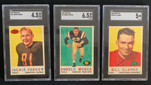 Load image into Gallery viewer, 1959 Topps CFL Football Full Set 88 Canadian Football Cards 3 Slabbed SGC Mosca