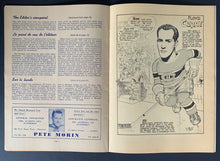 Load image into Gallery viewer, 1950 Montreal Forum Hockey Program Game 2 Stanley Cup Semi-Final Playoffs VTG
