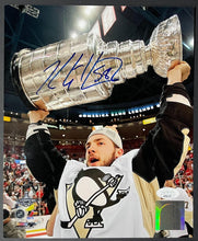 Load image into Gallery viewer, 2009 Kris Letang Signed Pittsburgh Penguins SCF NHL Hockey Photo Autographed JSA