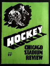 Load image into Gallery viewer, 1947 Toronto Maple Leafs vs Chicago Blackhawks NHL Hockey Program Bill Barilko