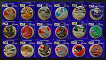 Load image into Gallery viewer, 18 Different United States Football League Pinbacks USFL Denver Gold Generals +