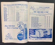 Load image into Gallery viewer, 1951 Maple Leaf Gardens NHL Playoff Hockey Program Game 4 Semi Finals Bruins