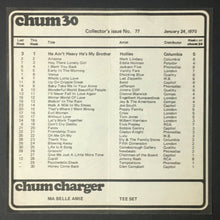 Load image into Gallery viewer, 1970 CHUM Radio Survey Music Chart Toronto Hollies Jackson Five Tom Jones