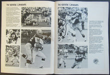 Load image into Gallery viewer, 1972 Empire Stadium CFL Program + Tiger Cats Yearbook Hamilton vs BC Lions Mosca