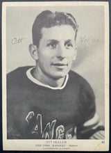 Load image into Gallery viewer, 1939-40 OPC V301-1 Ott Heller Autographed Signed Card New York Rangers JSA