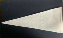 Load image into Gallery viewer, 1960's World Champions Montreal Canadiens Stanley Cup Pennant NHL Hockey 29"