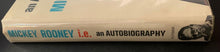 Load image into Gallery viewer, 1965 Mickey Rooney Signed Autobiography i.e Hard Cover Book Autograph Vintage