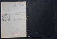 Load image into Gallery viewer, 1956 Miracle In The Rain Original Vintage Movie Script With Producer Notes