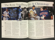 Load image into Gallery viewer, 1997 Ryne Sandberg Day Baseball Program Wrigley Field MLB Chicago Cubs