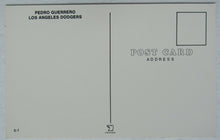 Load image into Gallery viewer, MLB Los Angeles Dodgers Pedro Guerrero Autographed Postcard Baseball Unposted