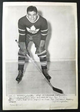 Load image into Gallery viewer, 1946 NHL Associated Press Photo Maple Leaf Babe Pratt Suspended Gambling Vintage