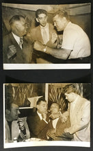 Load image into Gallery viewer, 1940's Jack Dempsey Type 1 Press Photo x3 Former Heavy Weight Boxing Champion