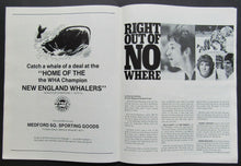 Load image into Gallery viewer, 1974 Boston Garden Final Game WHA Program New England Whalers - Houston Aeros