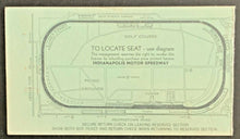 Load image into Gallery viewer, 1963 Indy 500 47th International Sweepstakes Ticket Stub Rodger Ward Vintage