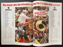 Load image into Gallery viewer, 1982 Super Bowl XVI Program San Francisco 49ers Cincinnati Bengals NFL