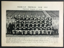 Load image into Gallery viewer, 1958 Hamilton Tiger Cats vs Ottawa Roughriders Football Club Press Radio Guide