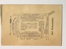 Load image into Gallery viewer, 1950 Navy Midshipmen vs Pennsylvania Quakers Football Game Ticket NCAA College