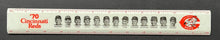 Load image into Gallery viewer, 1970 Cincinnati Reds MLB Baseball Ruler N.L. Pennant Winner Season Vintage