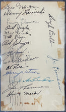 Load image into Gallery viewer, 1950-51 Toronto Maple Leafs Team Autographed Signed Slabbed Postcard NHL Beckett