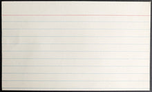 Load image into Gallery viewer, Tim Horton Autographed Cut Out Signed Index Card Toronto Maple Leafs LOA JSA