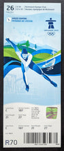 Load image into Gallery viewer, 2010 Vancouver Olympics Full Ticket Men's Pursuit Long Track Semi-Finals
