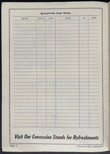 Load image into Gallery viewer, 1954 Motor City Speedway Program + Ticket Detroit Auto Racing Vintage
