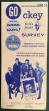 Load image into Gallery viewer, 1963 CKEY Toronto Radio Record Survey Chart Beach Boys Rick Nelson Music VTG