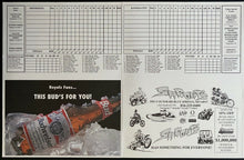 Load image into Gallery viewer, 1996 Baseball Scorecard Kansas City Royals Minnesota Twins Paul Molitor 3000 Hit