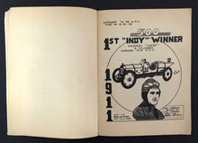 Load image into Gallery viewer, 1974 Indianapolis Racetrack Indy 500 Winners Book Vintage Program Racing