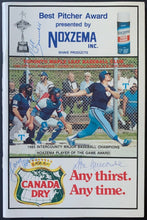 Load image into Gallery viewer, 1986 Toronto Maple Leaf Stadium Inter-county Signed Baseball Program Larry Doby