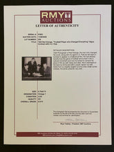 Load image into Gallery viewer, 1925 NFL Football Photo Chicago Bears HOFer Red Grange Signs Film Contract LOA