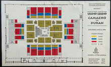 Load image into Gallery viewer, Boxing Ticket Poster Duran Vs Camacho June 1996 Middleweight Championship Bout