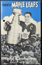 Load image into Gallery viewer, 1961/62 Toronto Maple Leafs Information Book NHL Hockey Media Guide Stanley Cup