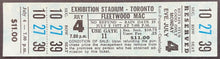 Load image into Gallery viewer, 1977 Fleetwood Mac Full Unused Ticket Exhibition Stadium Rock Music Concert VTG
