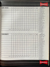 Load image into Gallery viewer, 1985 Pete Rose Autographed 4192nd Record Breaking Hit Program Riverfront Stadium