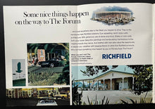 Load image into Gallery viewer, 1968 Los Angeles Forum Program Newly Built LA Lakers Stadium + Arena Vintage