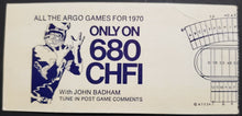 Load image into Gallery viewer, 1970 C.N.E. Stadium Ottawa Rough Riders vs Toronto Argonauts CFL Football