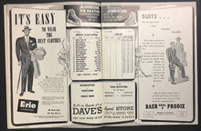 Load image into Gallery viewer, 1947 Chicago Stadium NHL Hockey Program Blackhawks vs New York Rangers Conacher