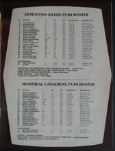 Load image into Gallery viewer, 1979 Northlands Coliseum Hockey Program Oilers vs Canadiens Gretzky Rookie NHL