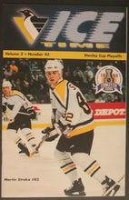 Load image into Gallery viewer, 1999 NHL Hockey Stanley Cup Playoffs Program Pittsburgh Penguins vs New Jersey