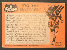 Load image into Gallery viewer, 1966 Topps Batman Black Bat #39 To The Batcave Non Sports Trading Card