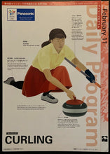 Load image into Gallery viewer, 1998 Winter Olympics Curling Qualifying Round Site Program Nagano Japan