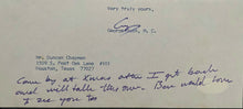 Load image into Gallery viewer, 1967 George H.W. Bush Signed Letter + Post Script USA Politics Presidential JSA