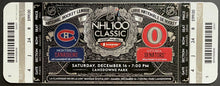 Load image into Gallery viewer, 2017 NHL 100 Anniversary Outdoor Game Ticket Ottawa Senators Montreal Canadiens