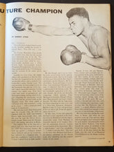Load image into Gallery viewer, 1960 Boxing Illustrated Magazine Archie Moore + Early Cassius Clay Featured Vtg