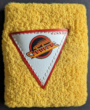Load image into Gallery viewer, C 1980 Vintage Vancouver Canucks Player Issued Sweatband Wristband NHL Hockey