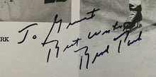 Load image into Gallery viewer, 1970's Brad Park Signed Autographed New York Rangers Team Issued Photo HOFer